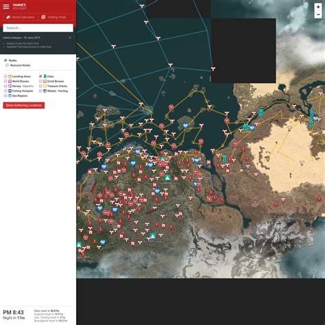 Map — Famme's BDO Tools.